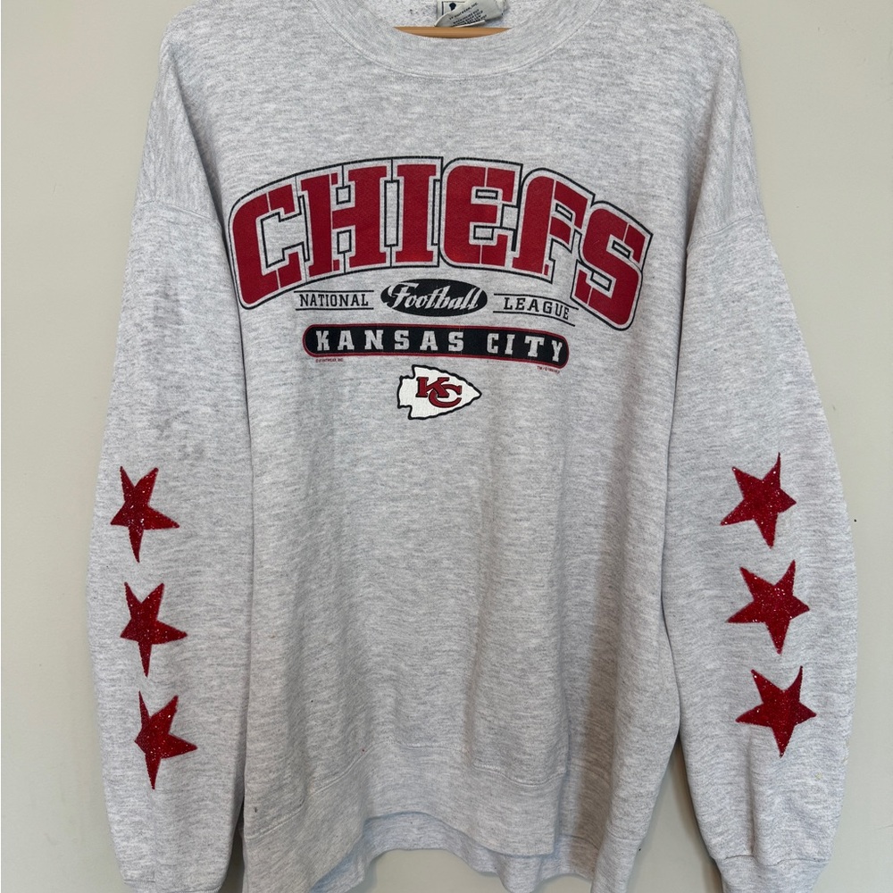 Lee Gray Kansas City Chiefs Sweatshirt with Red Stars